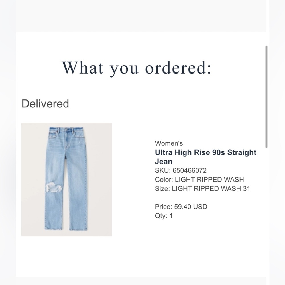 A&f jeans